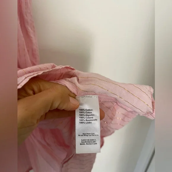 EMERSON FRY INDIA COLLECTION SLEEVELESS ISLA DRESS IN BALLET LUREX SIZE M/L - Picture 6 of 7